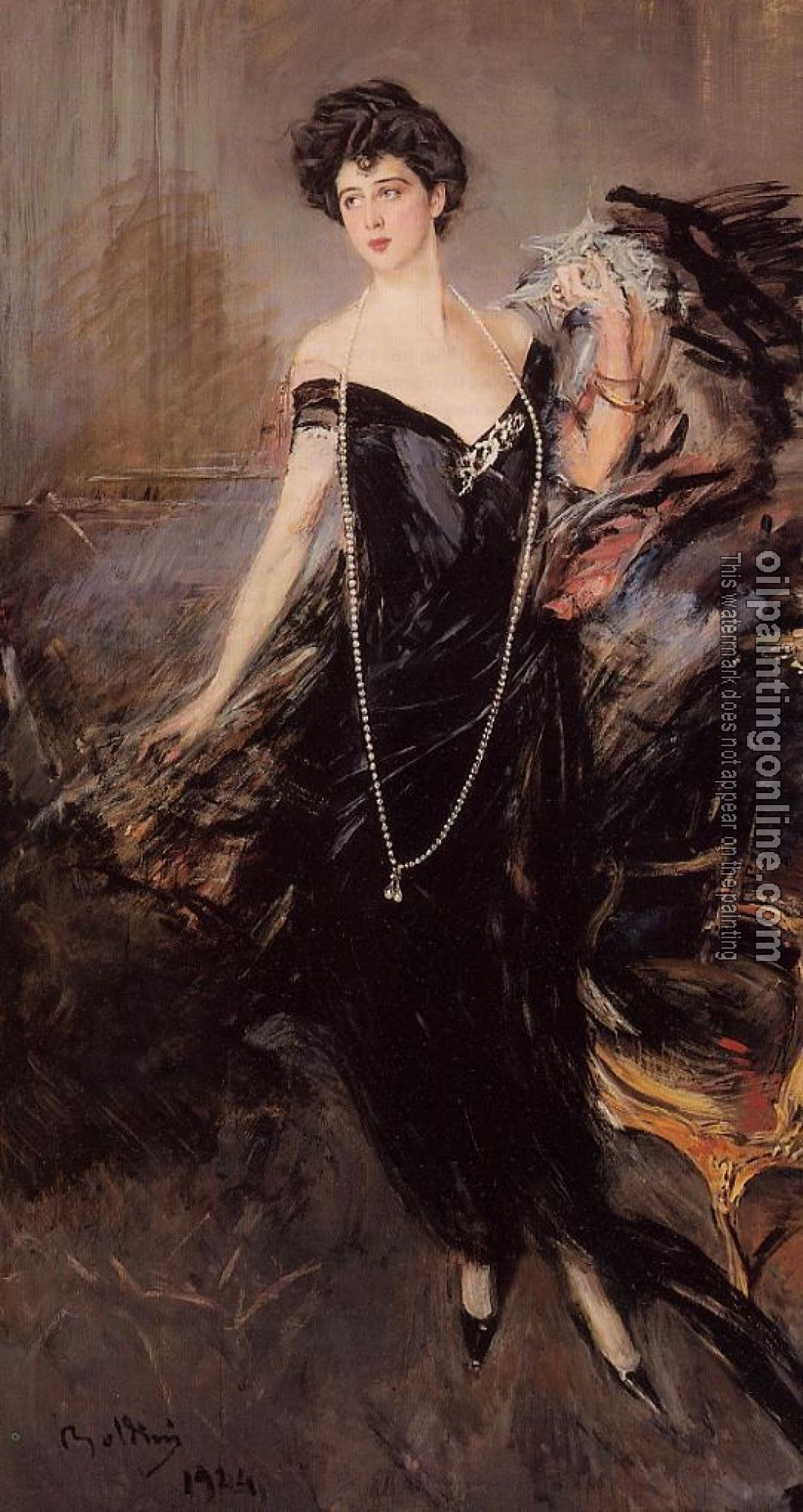 Giovanni Boldini - Portrait of Donna Franca Florio